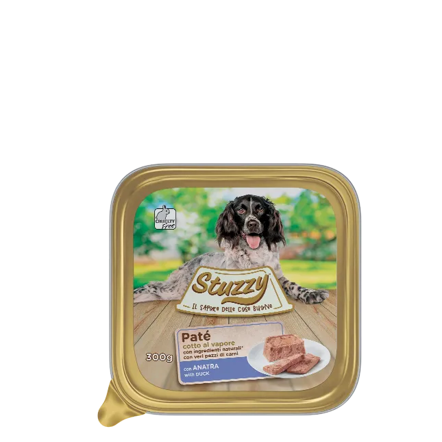 Stuzzy Paté con Anatra 300g - Cibo Umido per Cani Stuzzy Paté con Anatra 300g - Cibo Umido per Cani